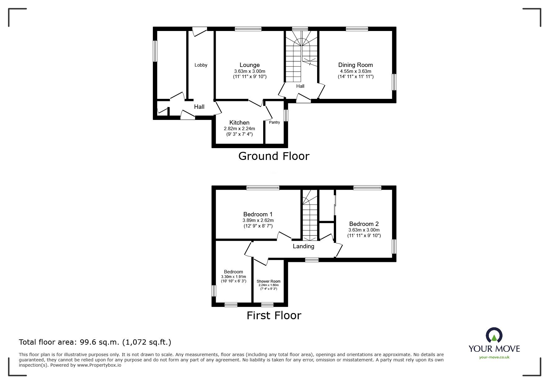 Floorplan of 3 bedroom Detached House to rent, Reservoir Road, Thornton, Leicestershire, LE67