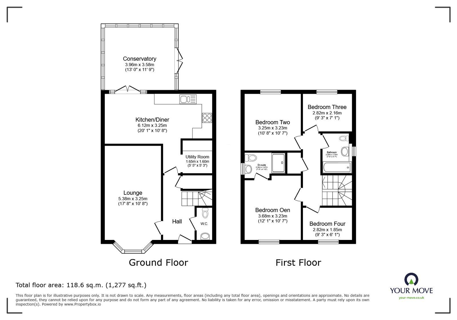 Floorplan of 4 bedroom Detached House for sale, St. John Cole Crescent, Stanton under Bardon, Leicestershire, LE67