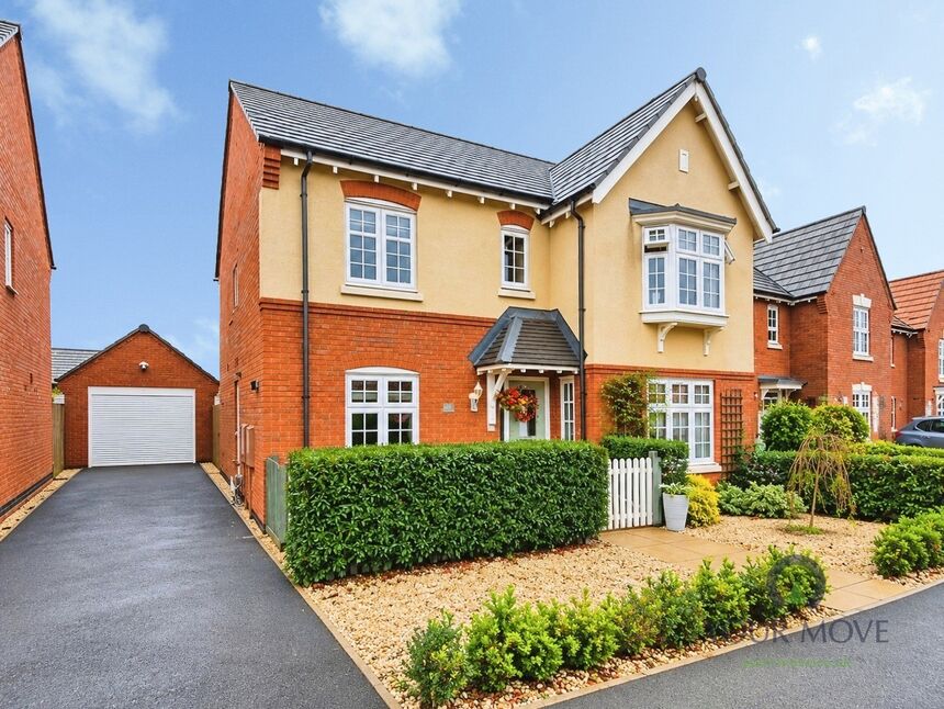 Main image of 4 bedroom Detached House for sale, Usherwood Way, Hugglescote, Leicestershire, LE67