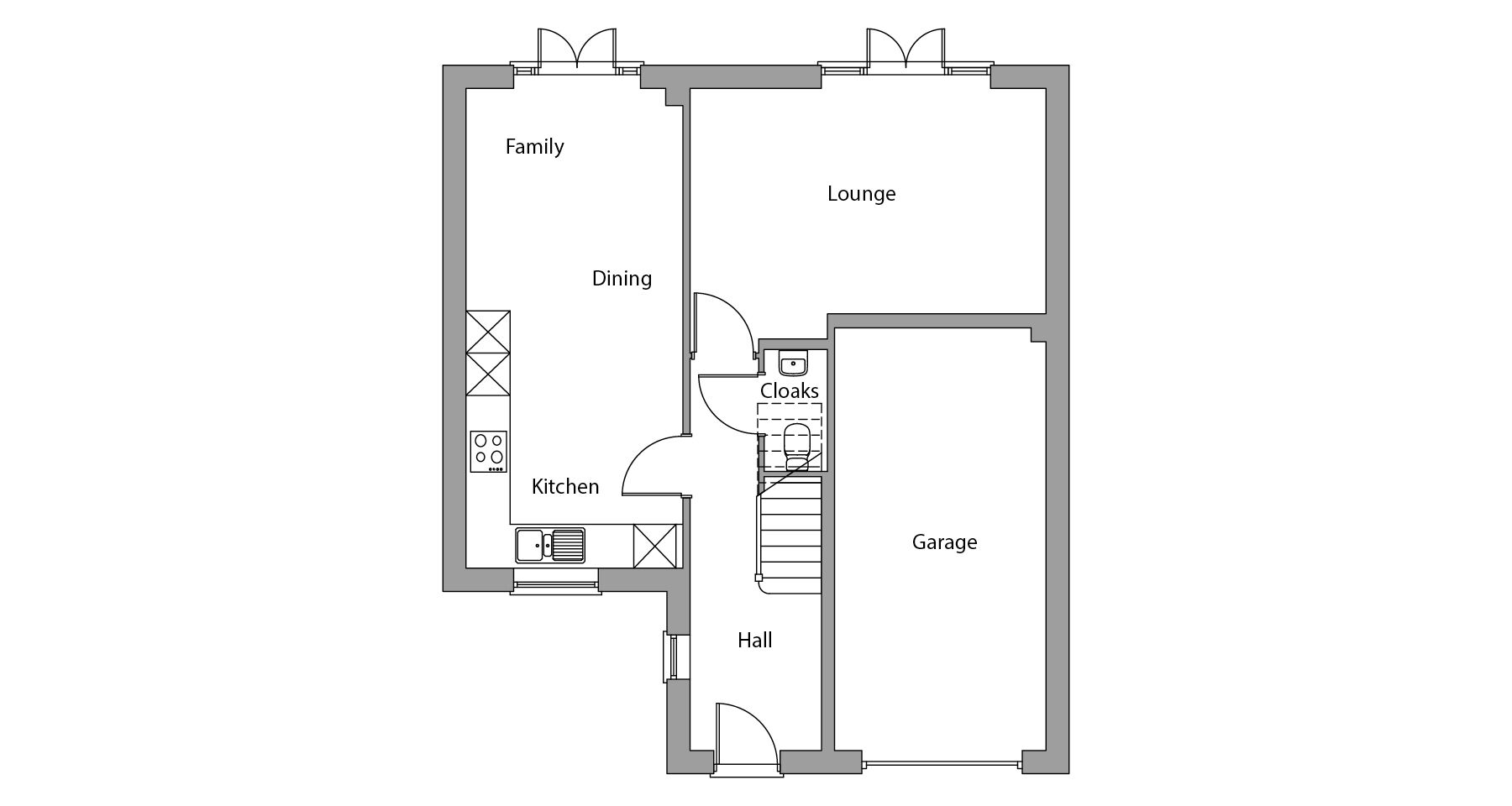 Floorplan of 4 bedroom Detached House for sale, Milking Lane, Lower Darwen, Lancashire, BB3