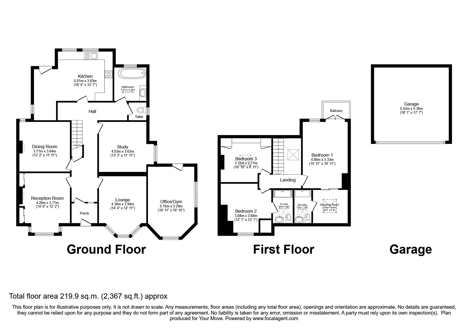 Floorplan of 3 bedroom Semi Detached House for sale, Tockholes Road, Darwen, Lancashire, BB3