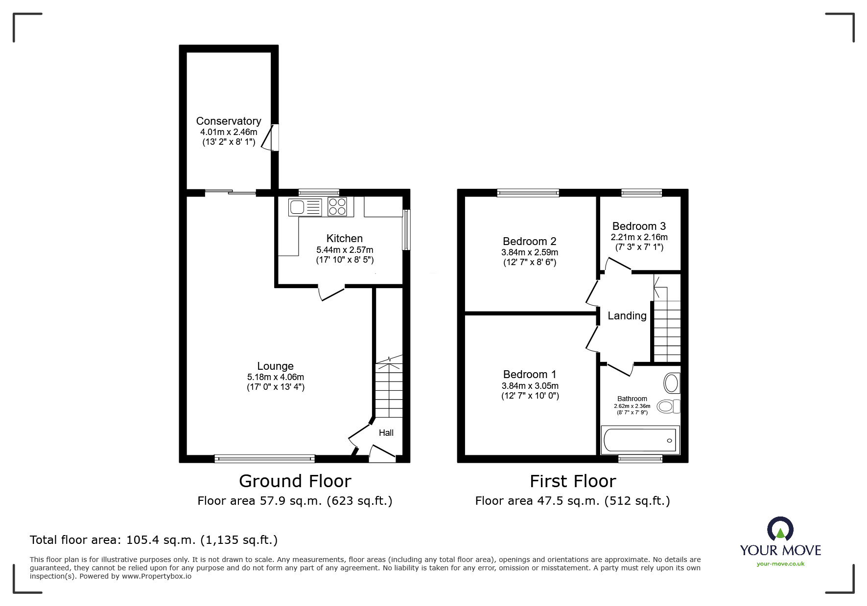 Floorplan of 3 bedroom Semi Detached House for sale, Beechwood Drive, Blackburn, Lancashire, BB2