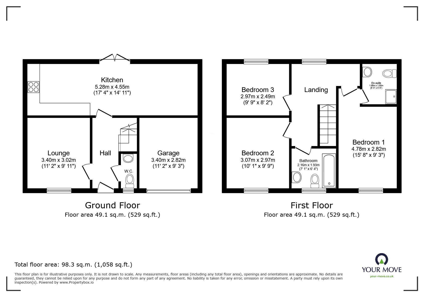 Floorplan of 3 bedroom Detached House for sale, Roman Terrace, Blackburn, Lancashire, BB2