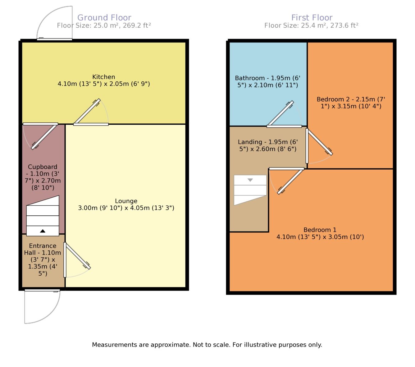 Floorplan of 2 bedroom Semi Detached House to rent, Chantry Close, Stockport, Cheshire, SK5