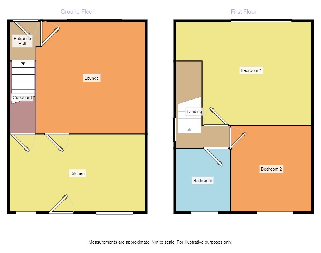 Floorplan of 2 bedroom Semi Detached House to rent, York Road, Denton, Manchester, M34