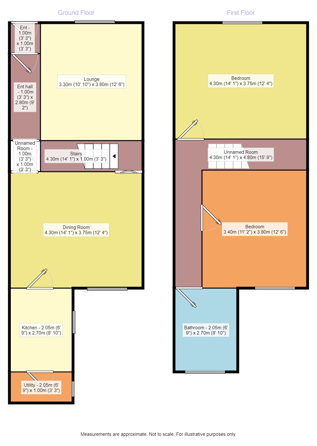 Floorplan of 2 bedroom Mid Terrace House for sale, Market Street, Denton, Greater Manchester, M34