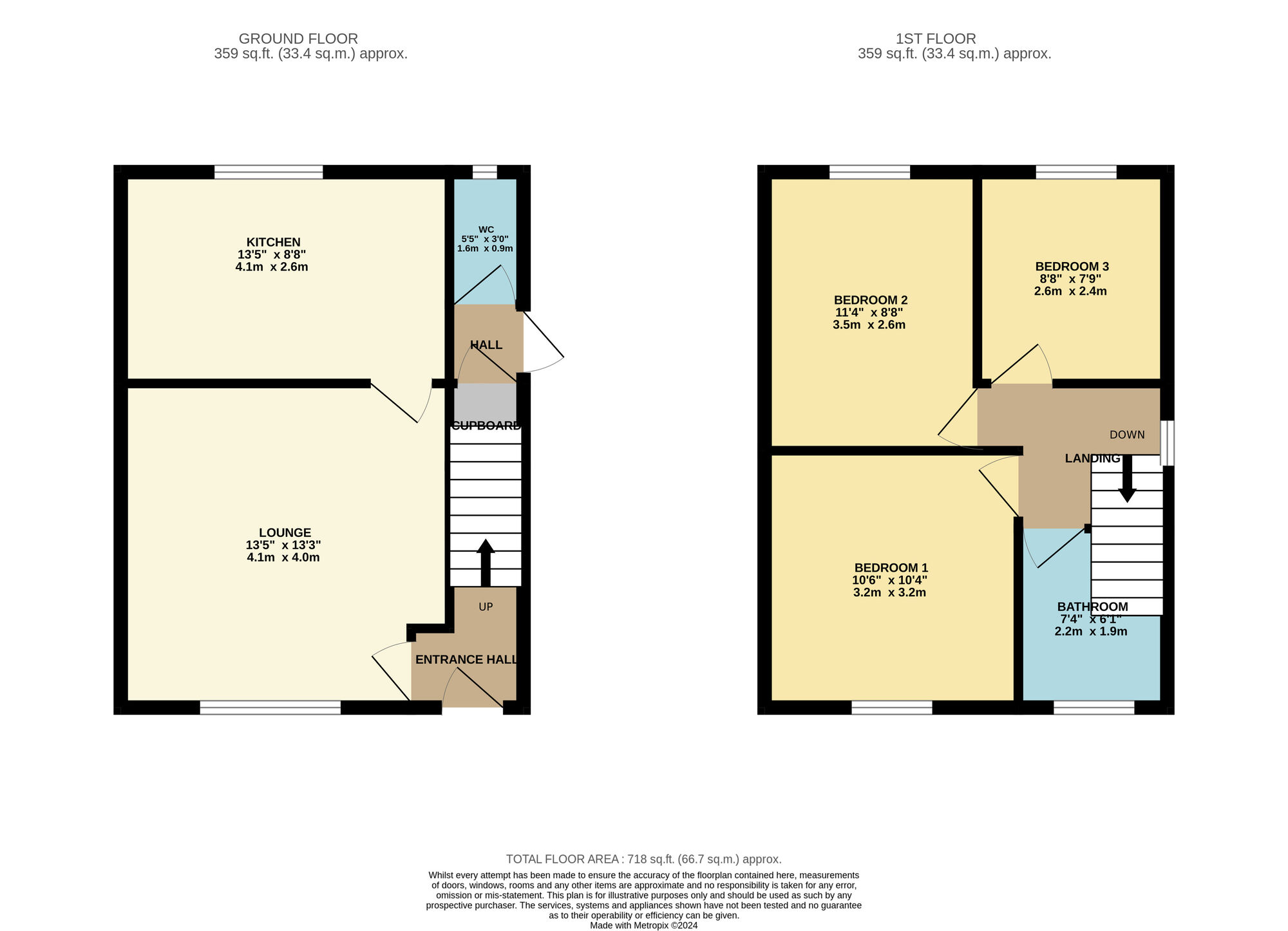 Floorplan of 3 bedroom Semi Detached House for sale, Cedar Grove, Denton, Greater Manchester, M34