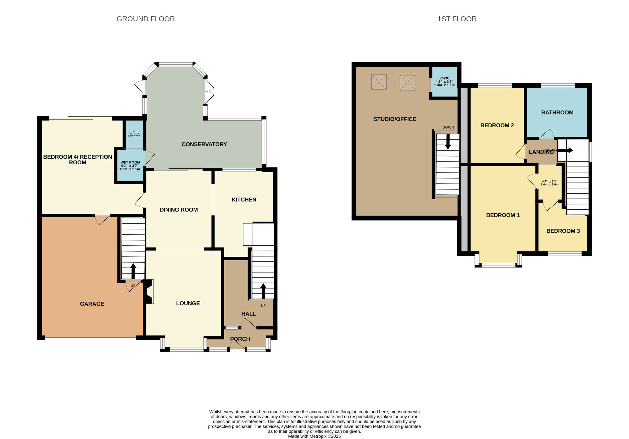 Floorplan of 4 bedroom Detached House for sale, Scott Road, Denton, Greater Manchester, M34