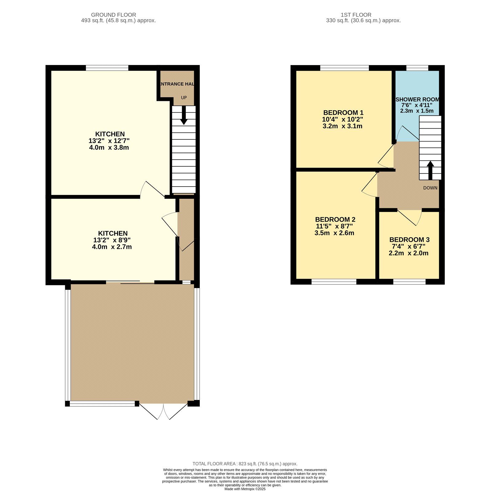 Floorplan of 3 bedroom Semi Detached House for sale, Cedar Grove, Denton, Greater Manchester, M34