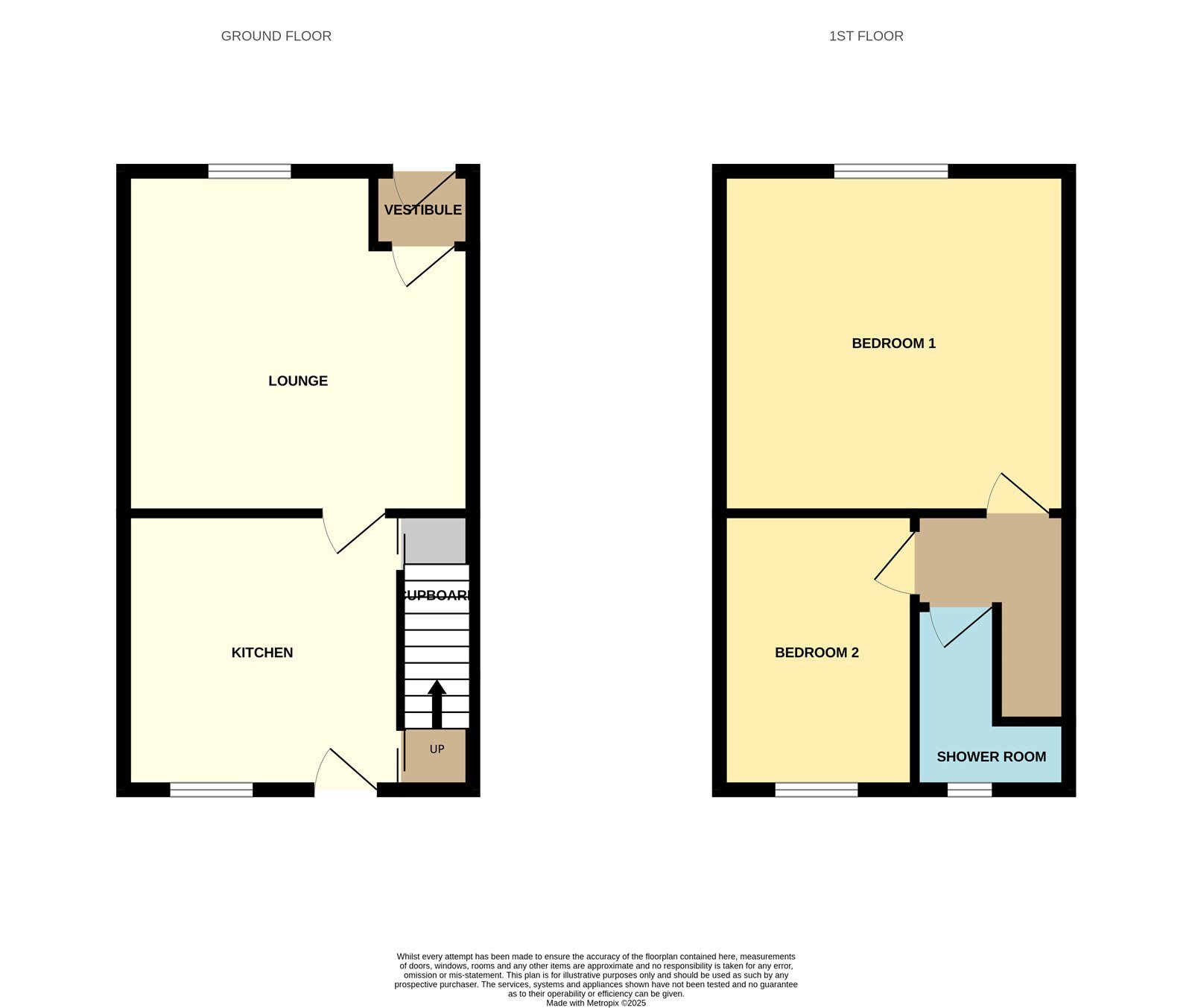 Floorplan of 2 bedroom End Terrace House for sale, East Street, Audenshaw, Greater Manchester, M34