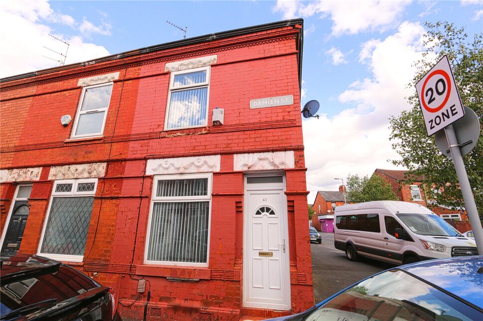 Main image of 2 bedroom End Terrace House for sale, Damien Street, Manchester, Greater Manchester, M12