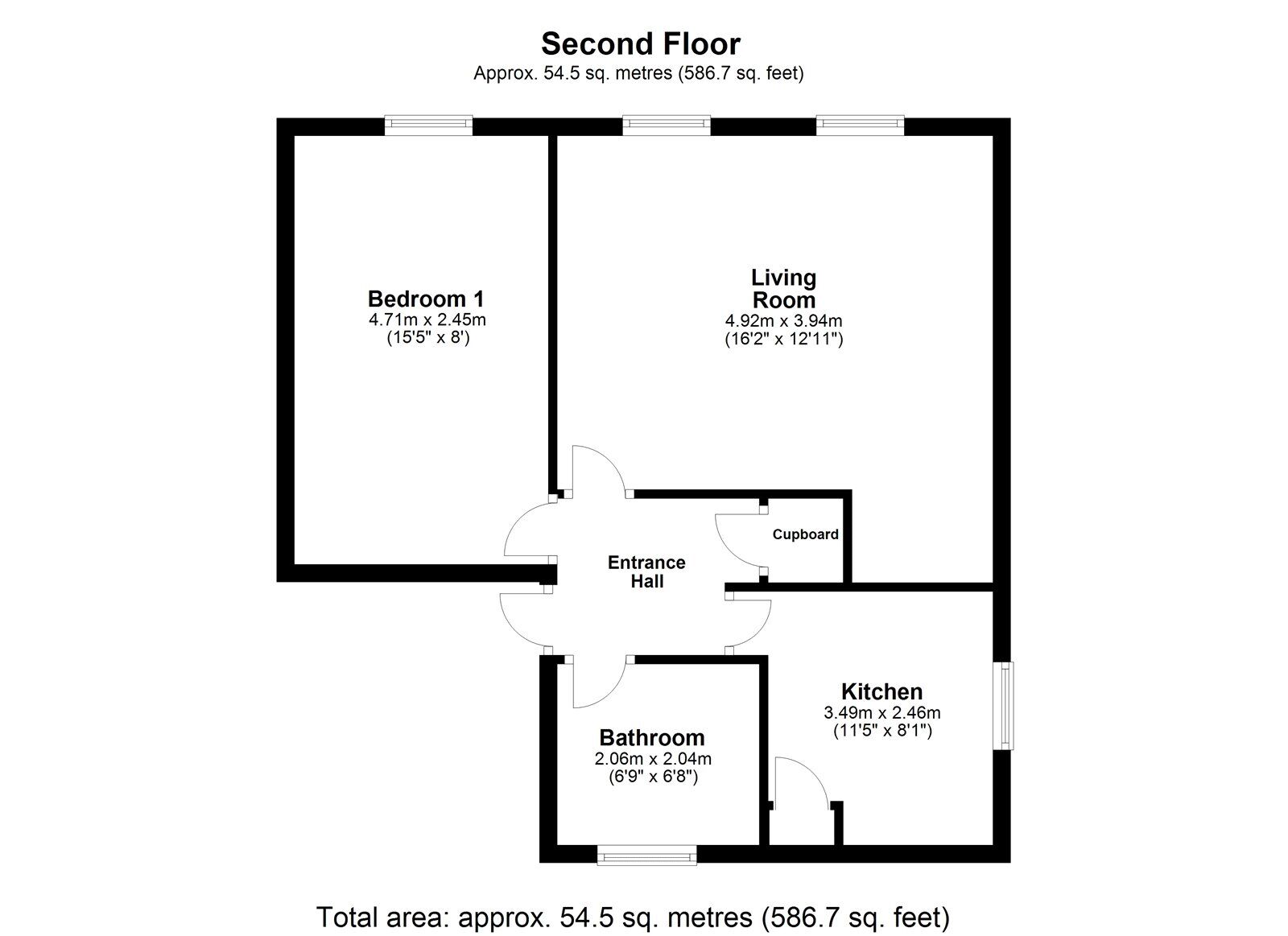 Floorplan of 1 bedroom  Flat to rent, Church Street, Durham, DH1