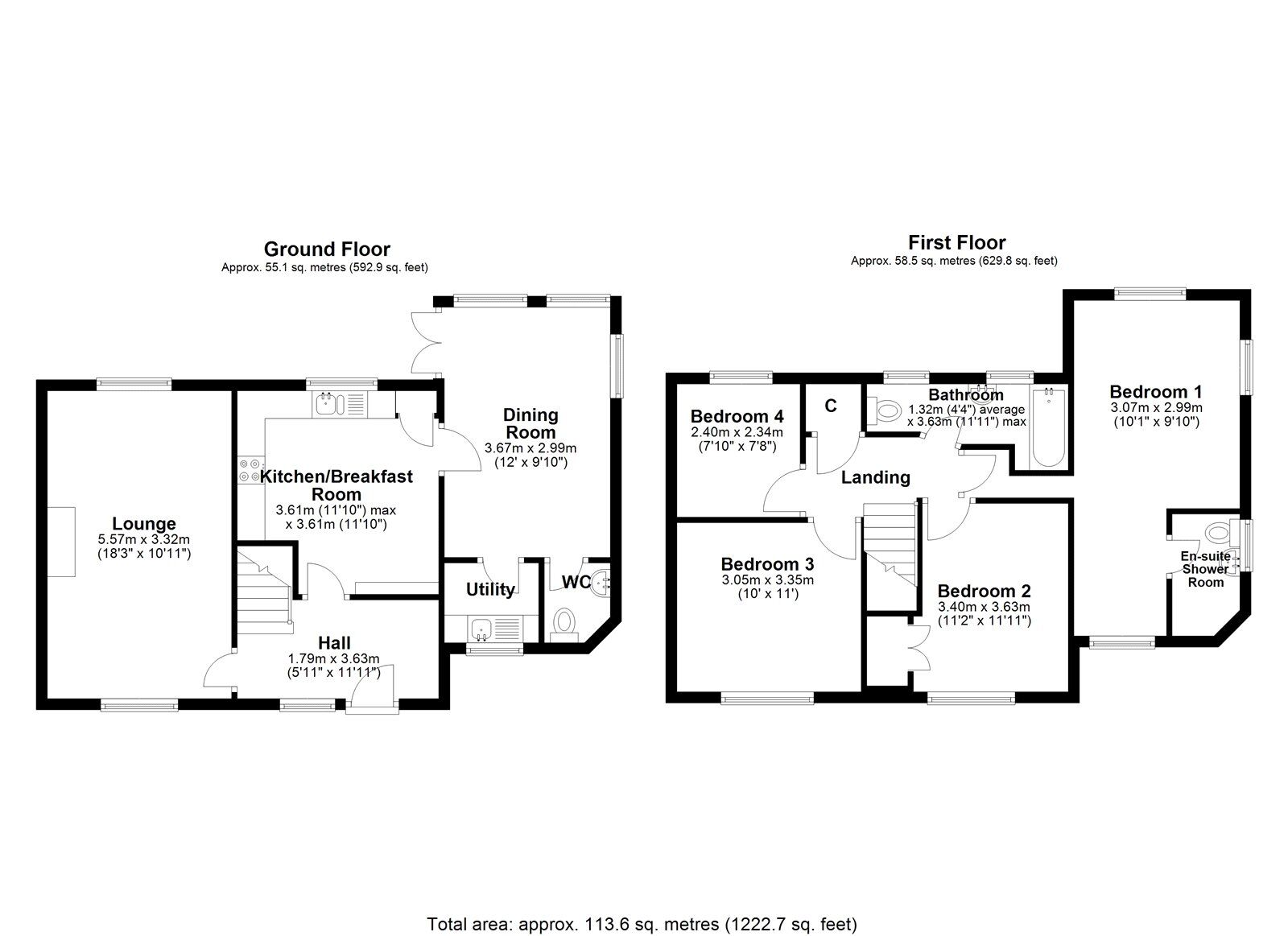 Floorplan of 4 bedroom Semi Detached House to rent, Wearside Drive, Durham, DH1