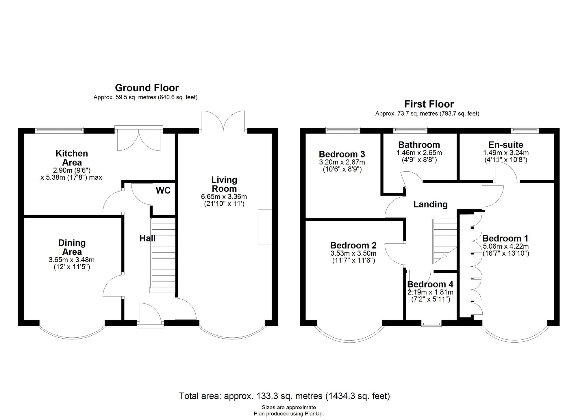 Floorplan of 4 bedroom Detached House to rent, Moor Edge, Crossgate Moor, Durham, DH1