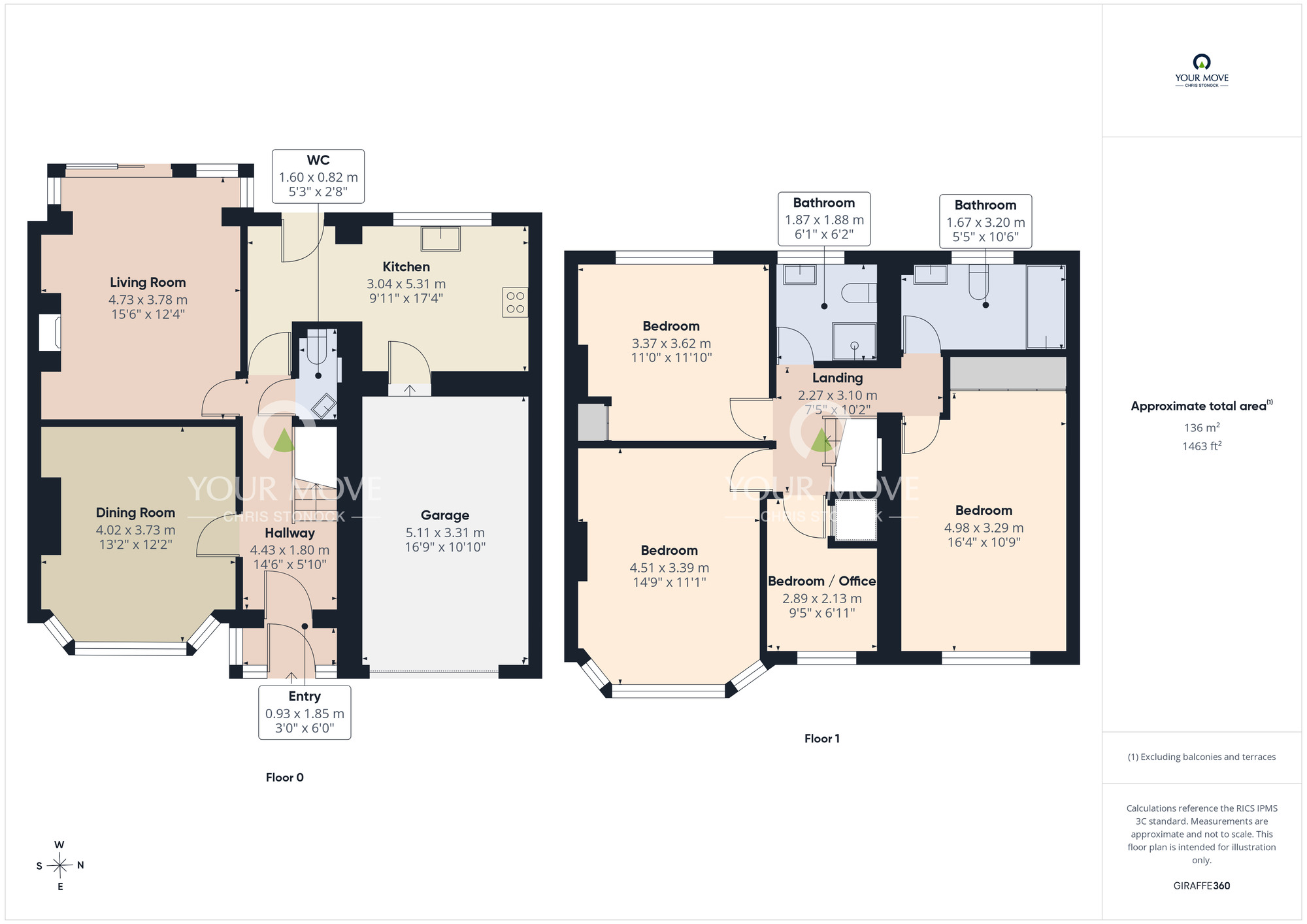 Floorplan of 4 bedroom Semi Detached House for sale, Hastings Avenue, Durham, DH1