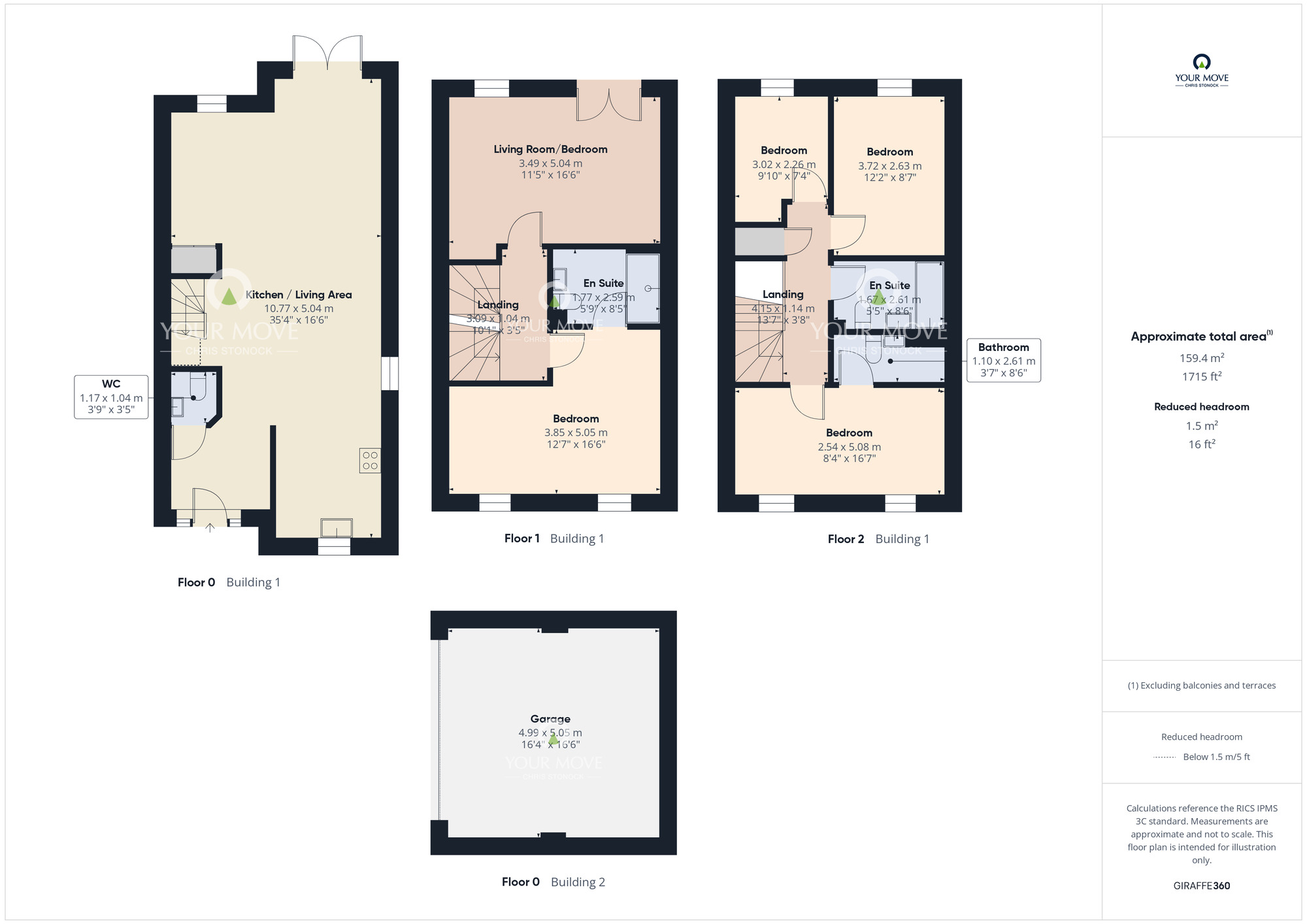Floorplan of 4 bedroom End Terrace House for sale, Taylor Court, Carrville, Durham, DH1