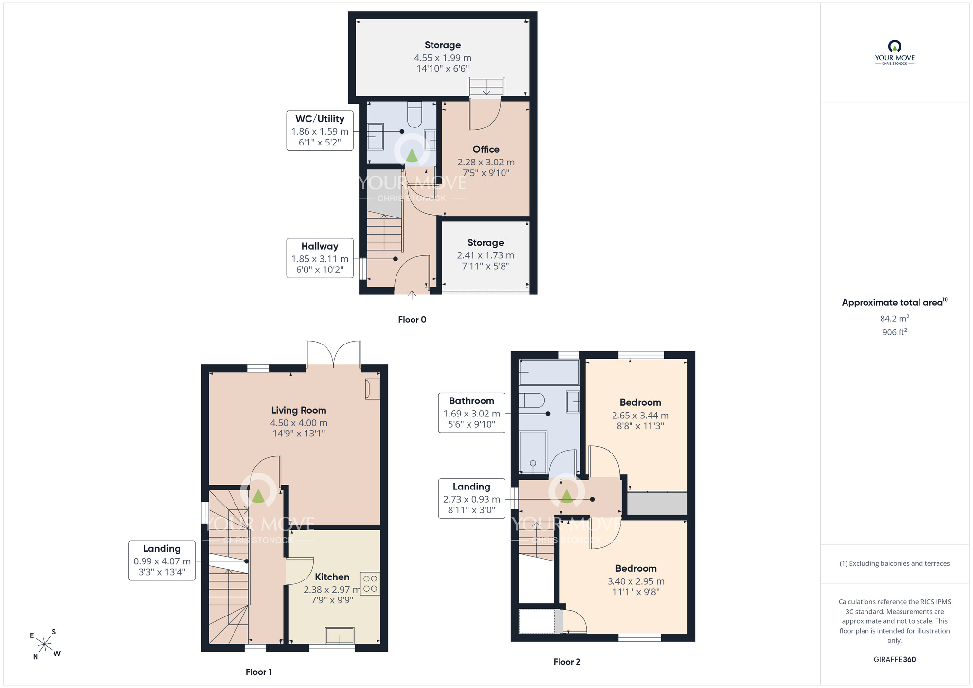 Floorplan of 2 bedroom End Terrace House for sale, Holly Crescent, Sacriston, Durham, DH7