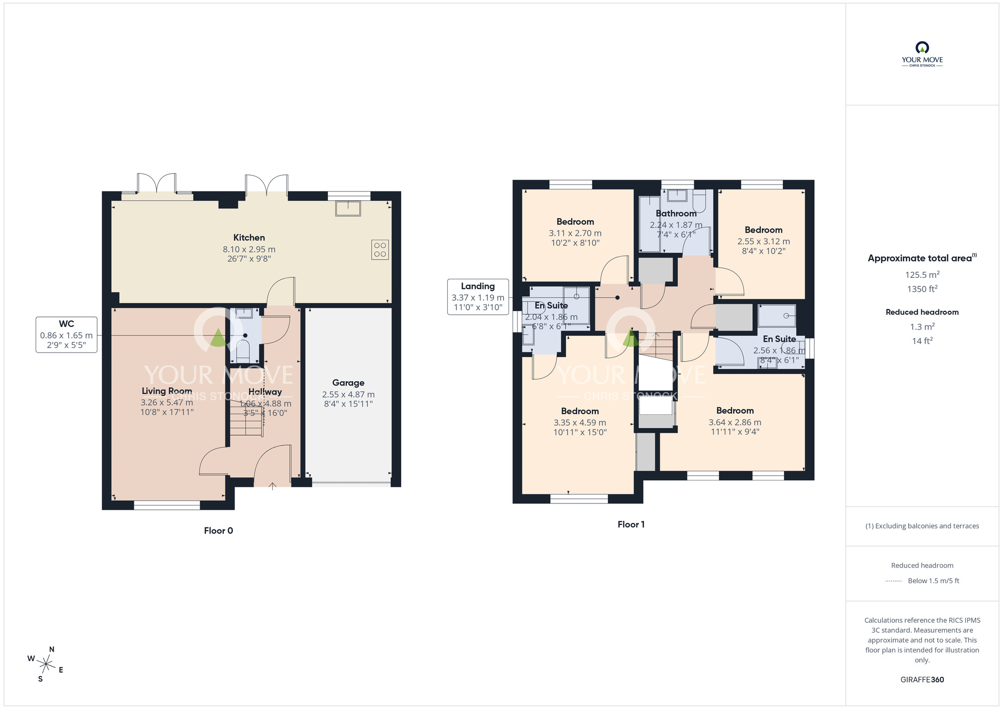 Floorplan of 4 bedroom Detached House for sale, Boyle Grove, Spennymoor, Durham, DL16