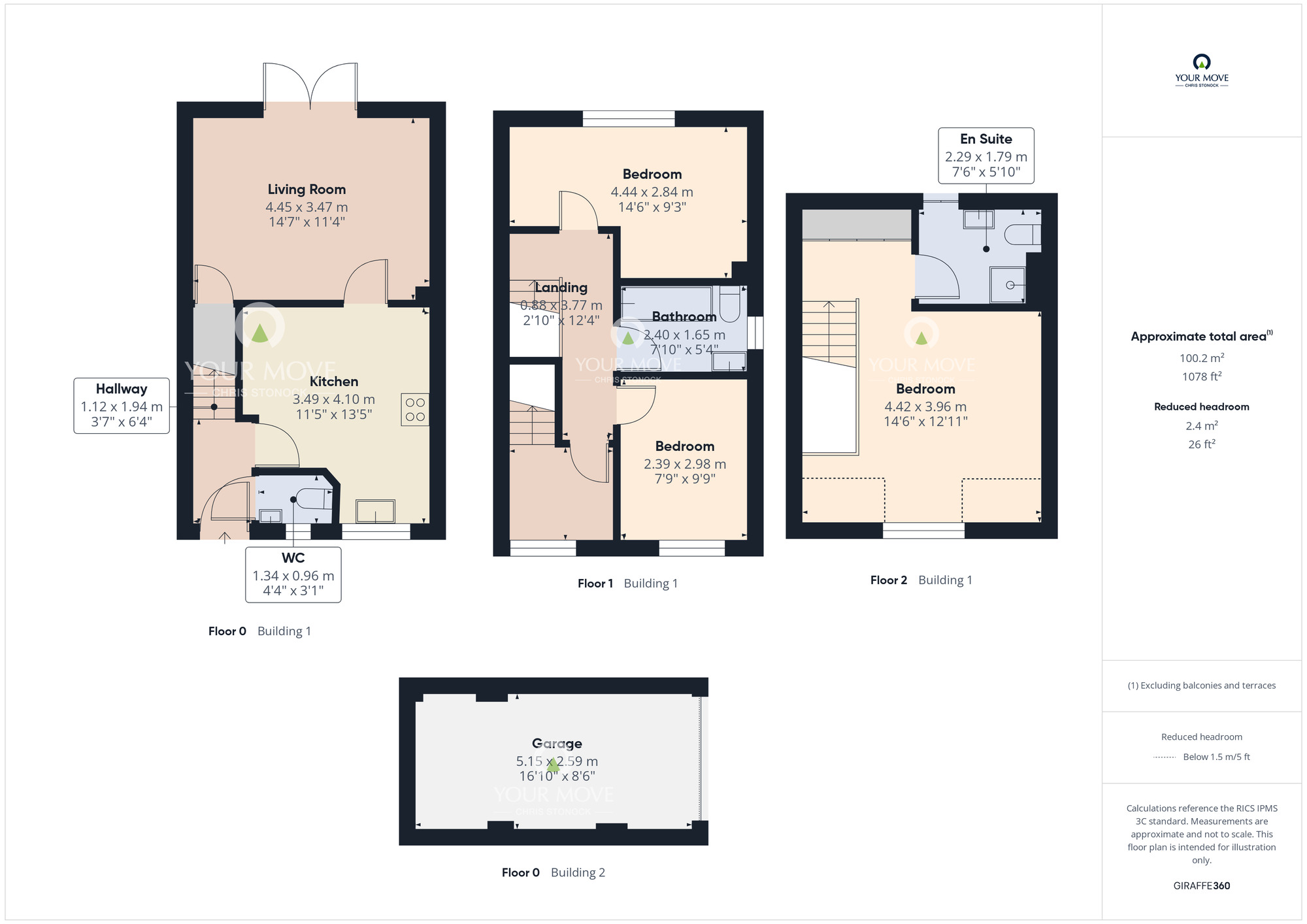 Floorplan of 3 bedroom Semi Detached House for sale, Abley Close, Middlestone Moor, Durham, DL16