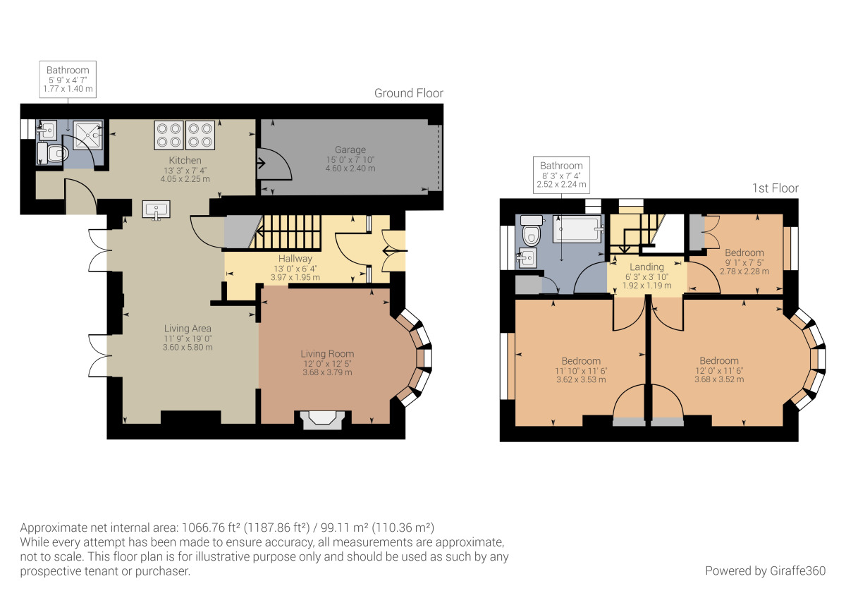 Floorplan of 3 bedroom Semi Detached House to rent, The Bartons Close, Dallington, Northampton, NN5