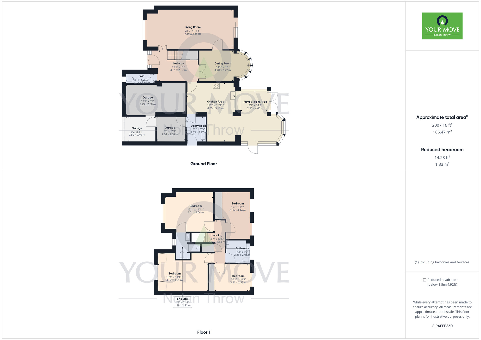Floorplan of 4 bedroom Detached House for sale, Camelot Way, Duston, Northampton, NN5