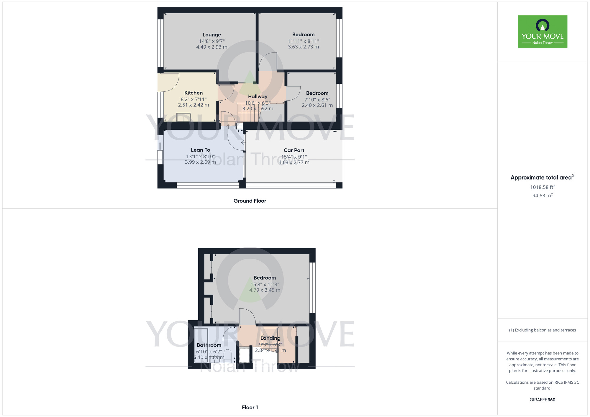 Floorplan of 3 bedroom Semi Detached House for sale, Beaufort Drive, Duston, Northampton, NN5