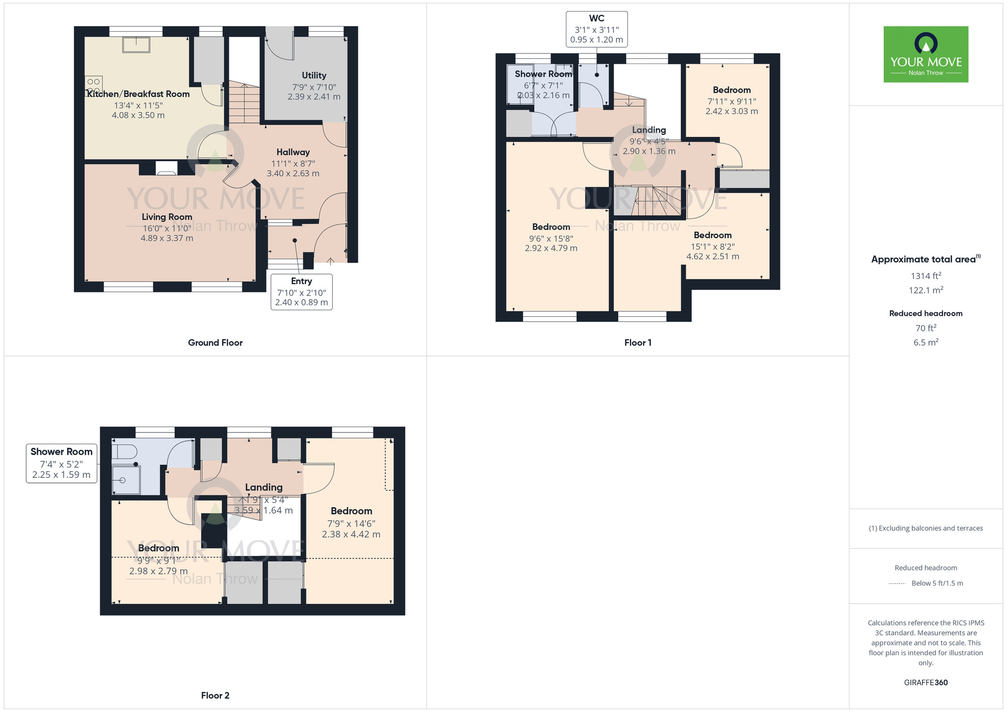 Floorplan of 5 bedroom Mid Terrace House for sale, Church Street, Rothersthorpe, Northamptonshire, NN7