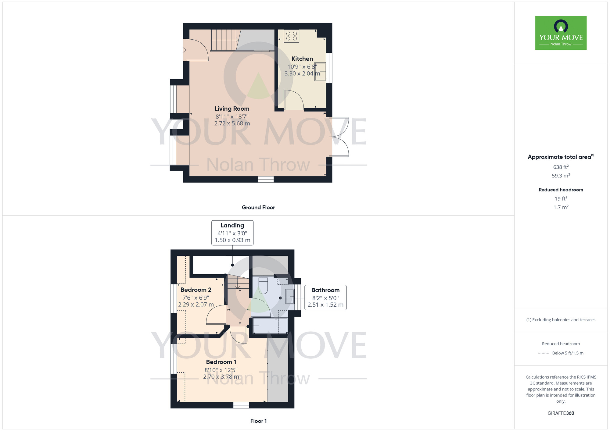 Floorplan of 2 bedroom Detached Property for sale, High Street, Kislingbury, Northamptonshire, NN7