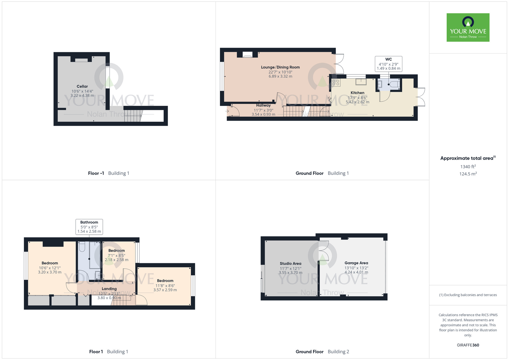 Floorplan of 3 bedroom Mid Terrace House for sale, Ashwood Road, Duston, Northamptonshire, NN5