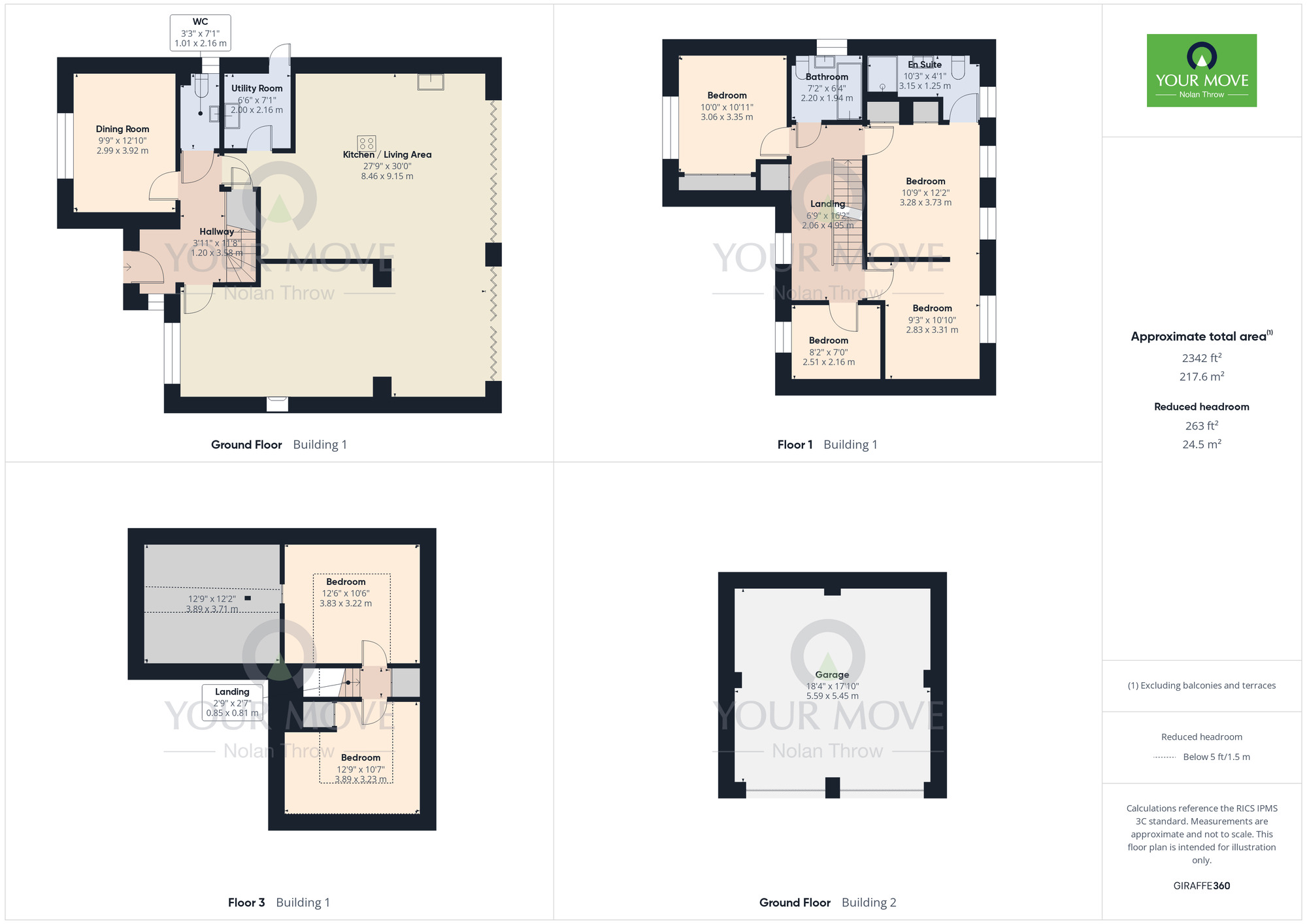 Floorplan of 6 bedroom Detached House for sale, St. Crispin Crescent, St Crispins, Northamptonshire, NN5