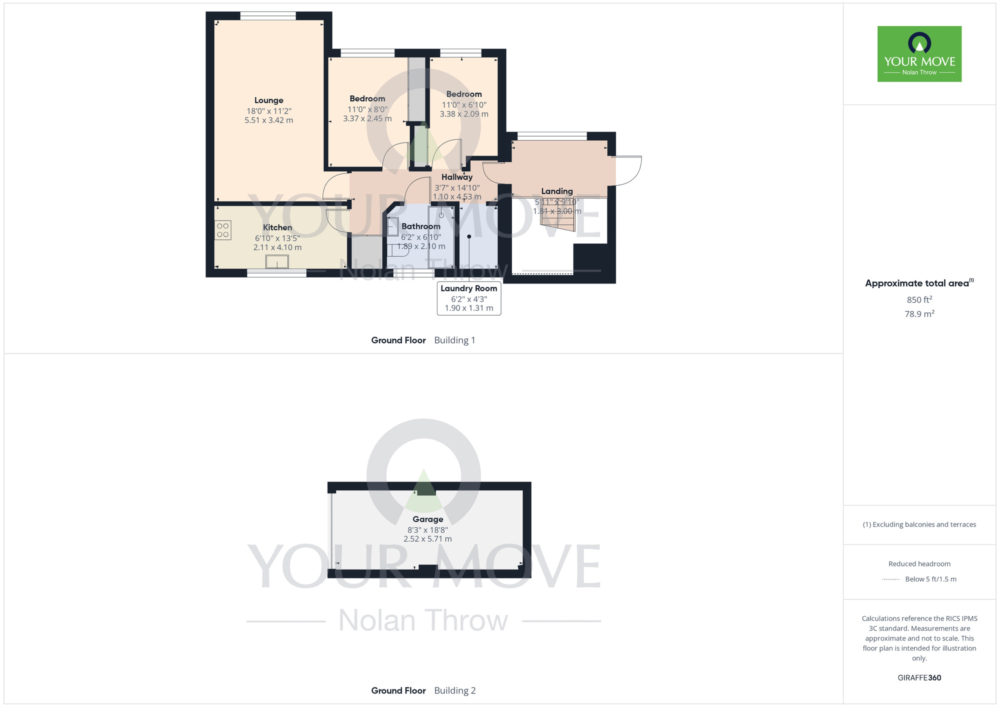Floorplan of 2 bedroom Flat for sale, Pond Farm Close, Duston, Northamptonshire, NN5