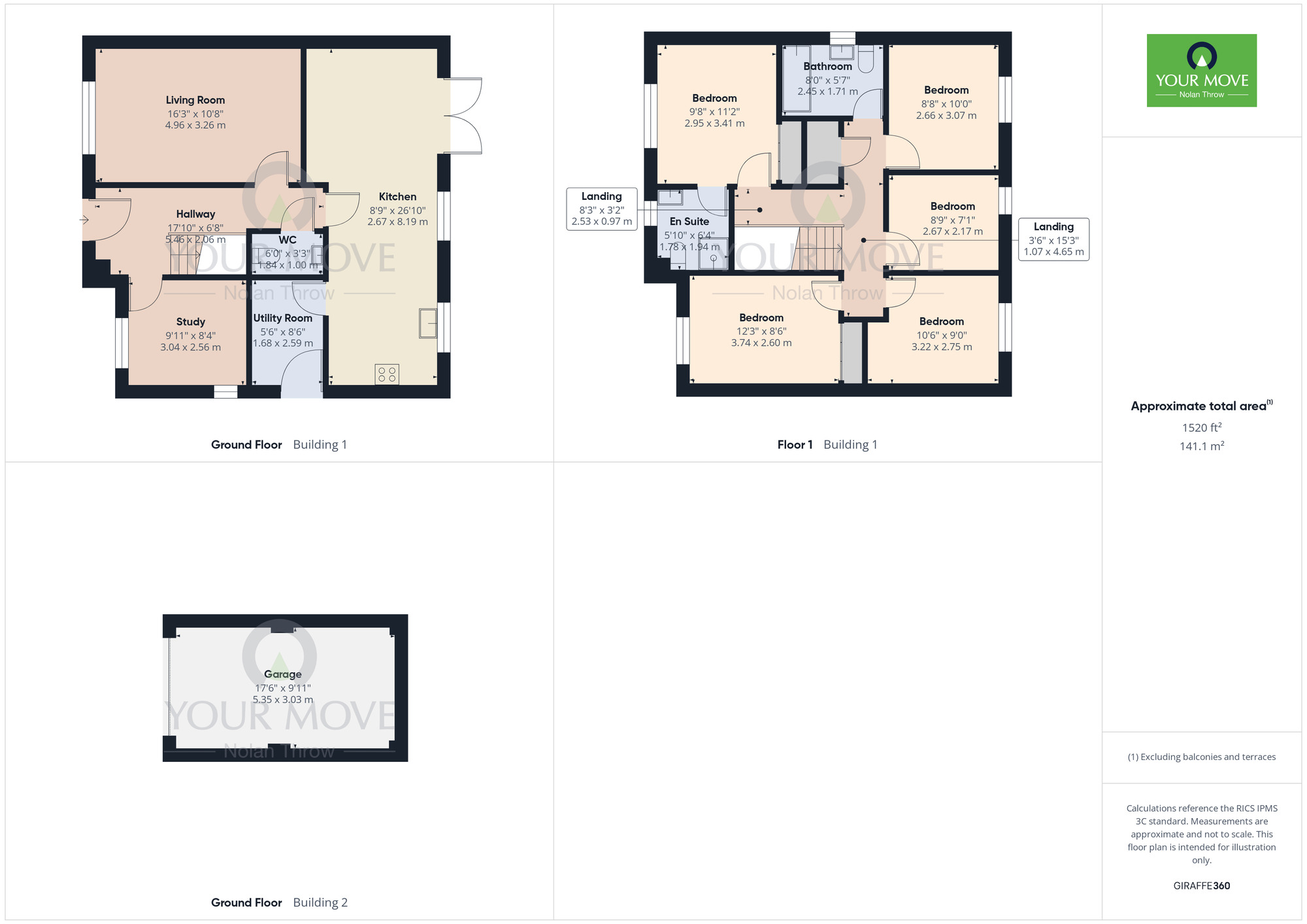 Floorplan of 5 bedroom Detached House for sale, York Way, Harlestone Manor, Northamptonshire, NN5