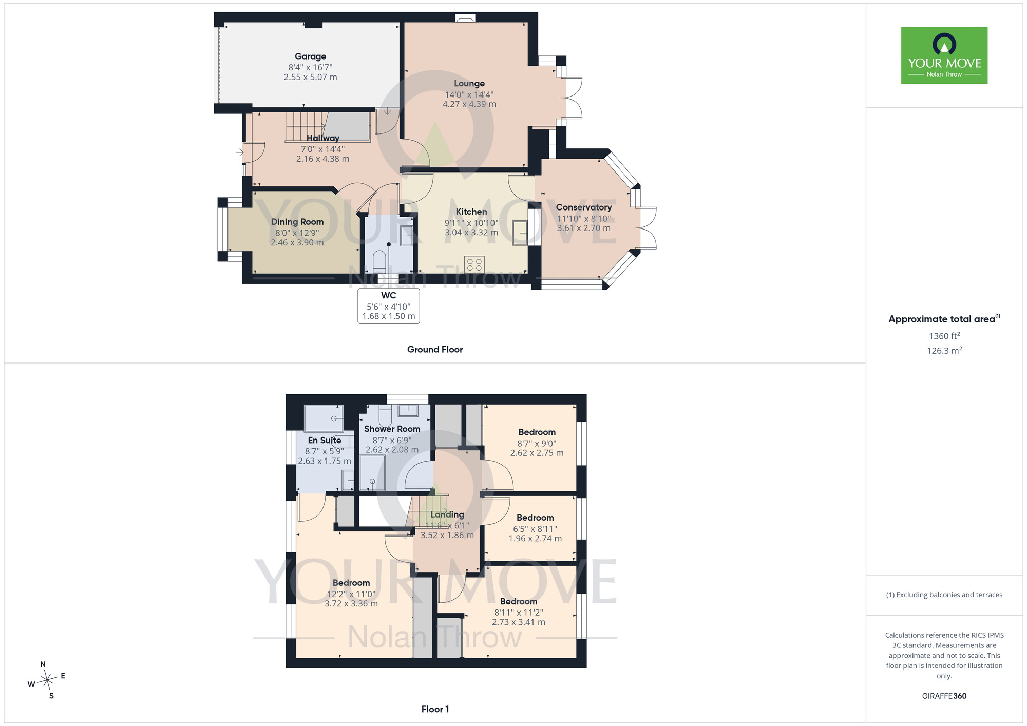 Floorplan of 4 bedroom Detached House for sale, Foxglove Avenue, Woodford Halse, Northamptonshire, NN11