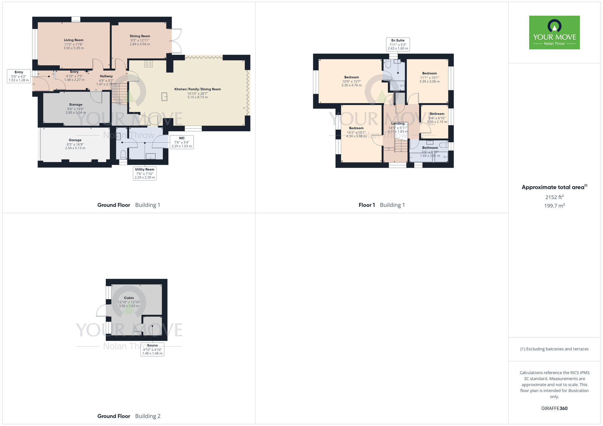 Floorplan of 4 bedroom Detached House for sale, Camelot Way, Duston, Northamptonshire, NN5
