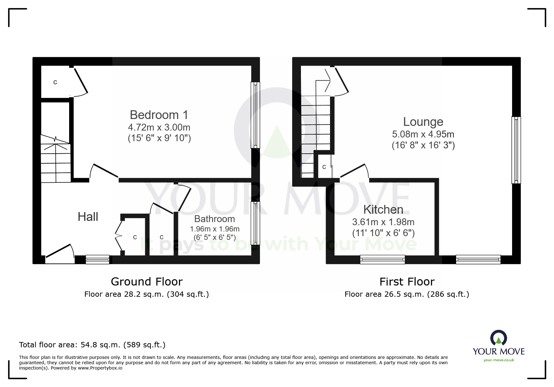 Floorplan of 1 bedroom  Flat for sale, The Conifers, Bedfordwell Road, East Sussex, BN21