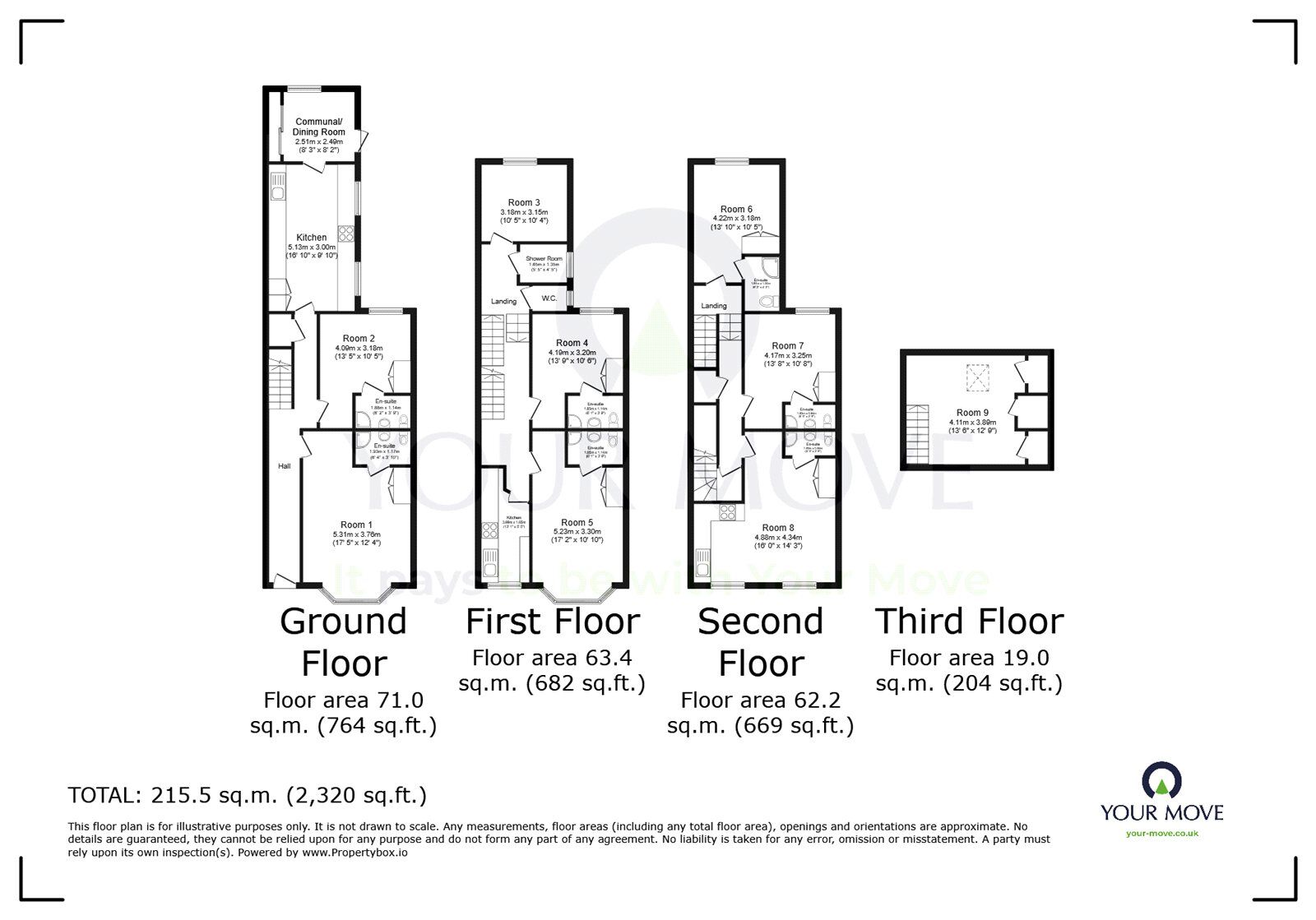 Floorplan of 1 bedroom Property to rent, Ceylon Place, Eastbourne, East Sussex, BN22