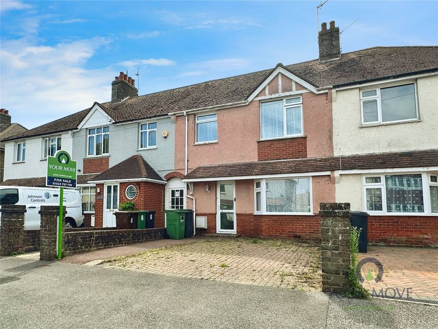 Main image of 3 bedroom Mid Terrace House for sale, Queens Crescent, Eastbourne, East Sussex, BN23
