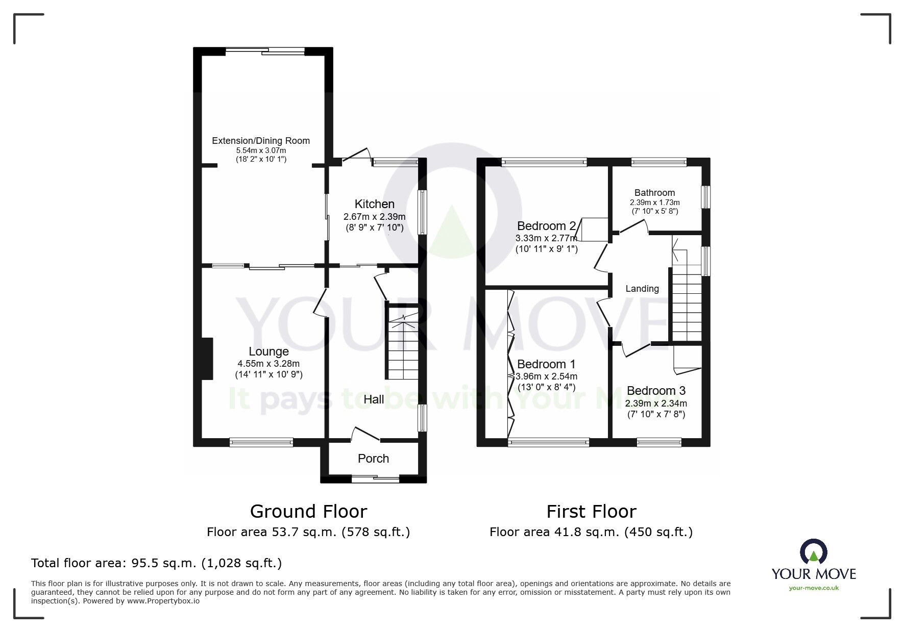 Floorplan of 3 bedroom Semi Detached House for sale, Princes Road, Eastbourne, East Sussex, BN23