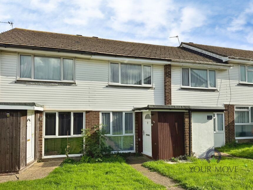 Main image of 2 bedroom Mid Terrace House for sale, Elderwood Close, Eastbourne, East Sussex, BN22