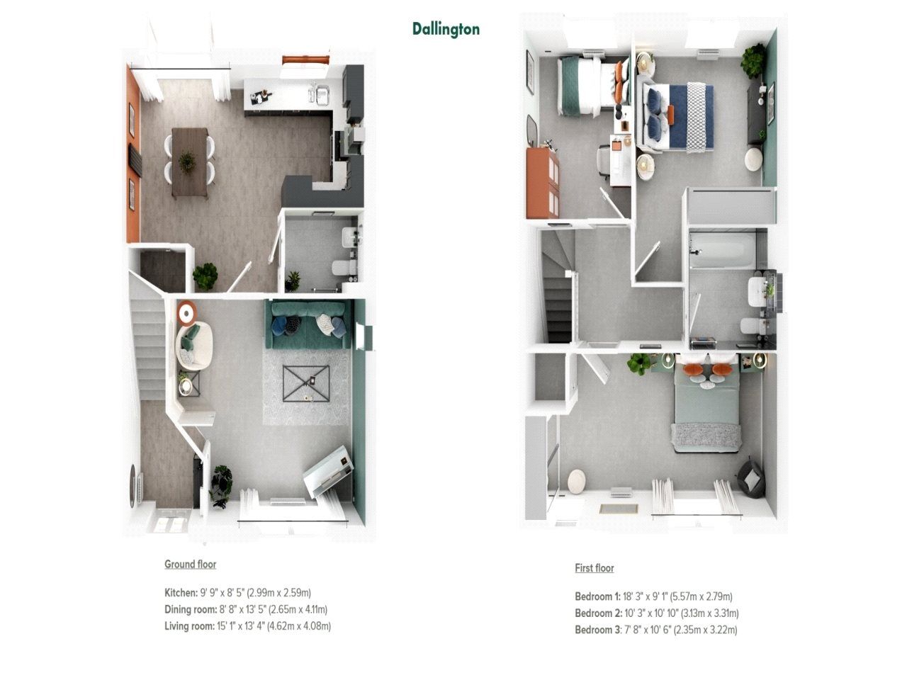 Floorplan of 3 bedroom Semi Detached House for sale, Thorpe Close, Stone Cross, East Sussex, BN24