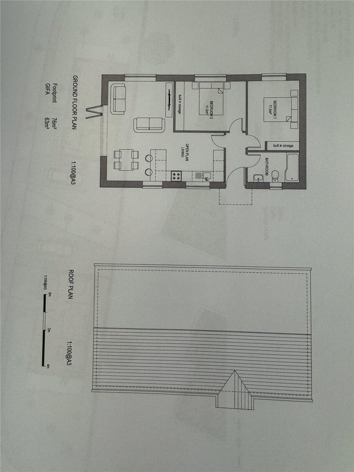 Floorplan of 2 bedroom Detached Bungalow for sale, Anson Road, Exmouth, Devon, EX8