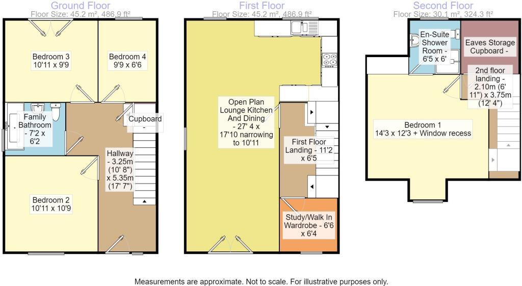 Floorplan of 4 bedroom Detached House for sale, Victoria Gardens, Exeter Road, Devon, EX8