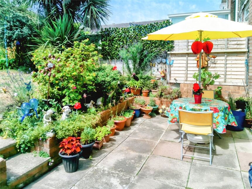 Gardens and drive