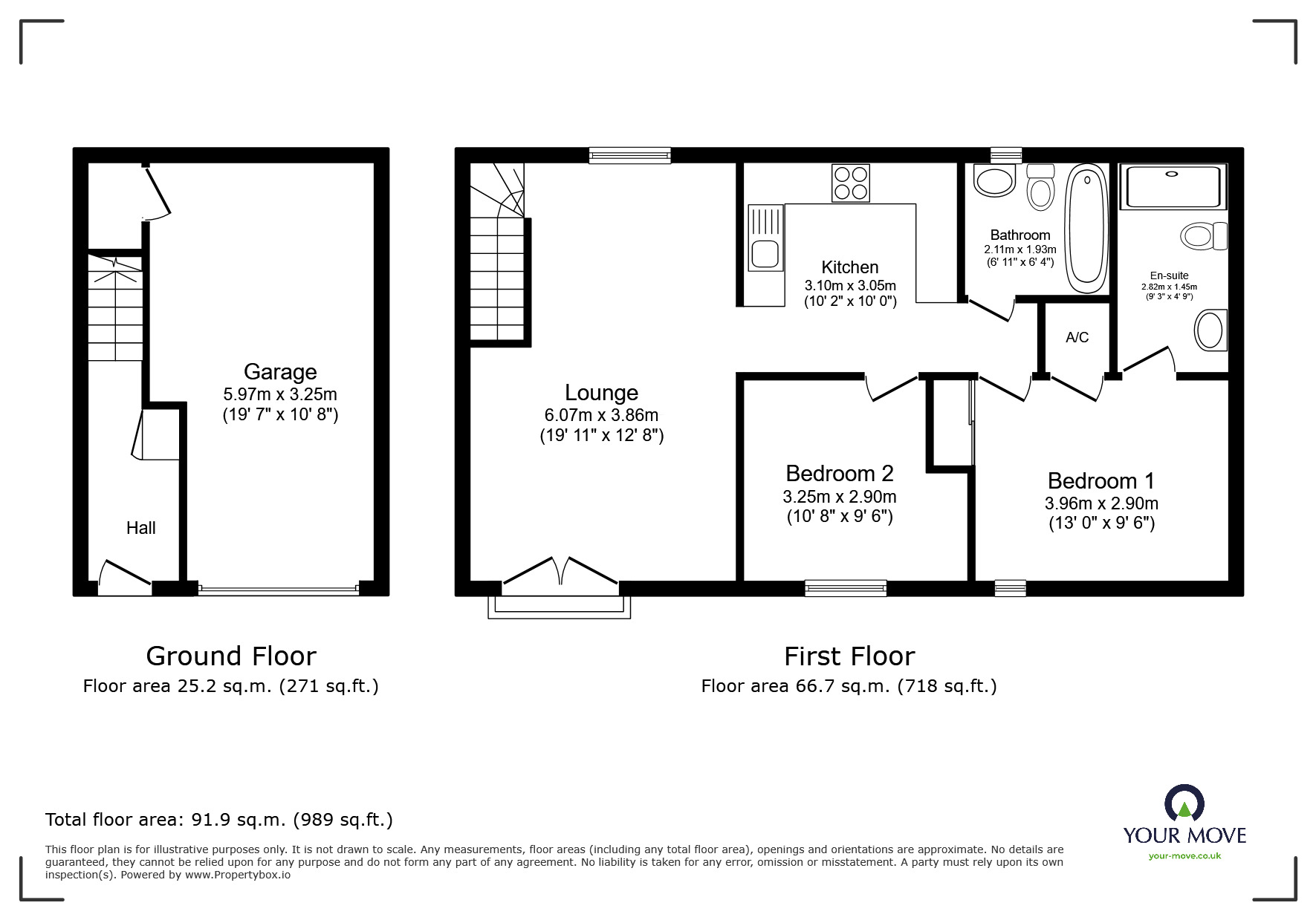 Floorplan of 2 bedroom Mid Terrace House for sale, Quarry Heights, Exeter, Devon, EX4