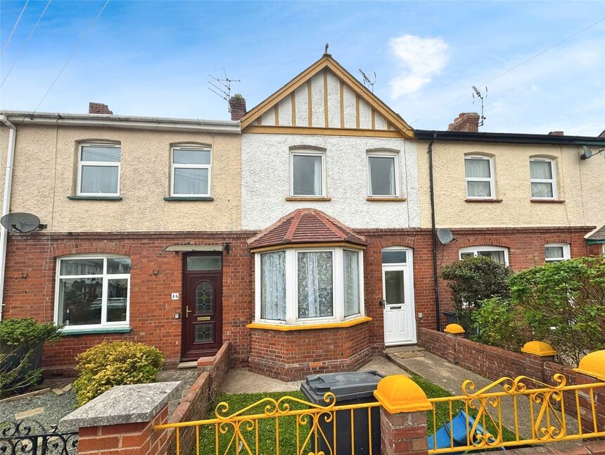 Main image of 2 bedroom Mid Terrace House for sale, Woodville Road, Exmouth, Devon, EX8
