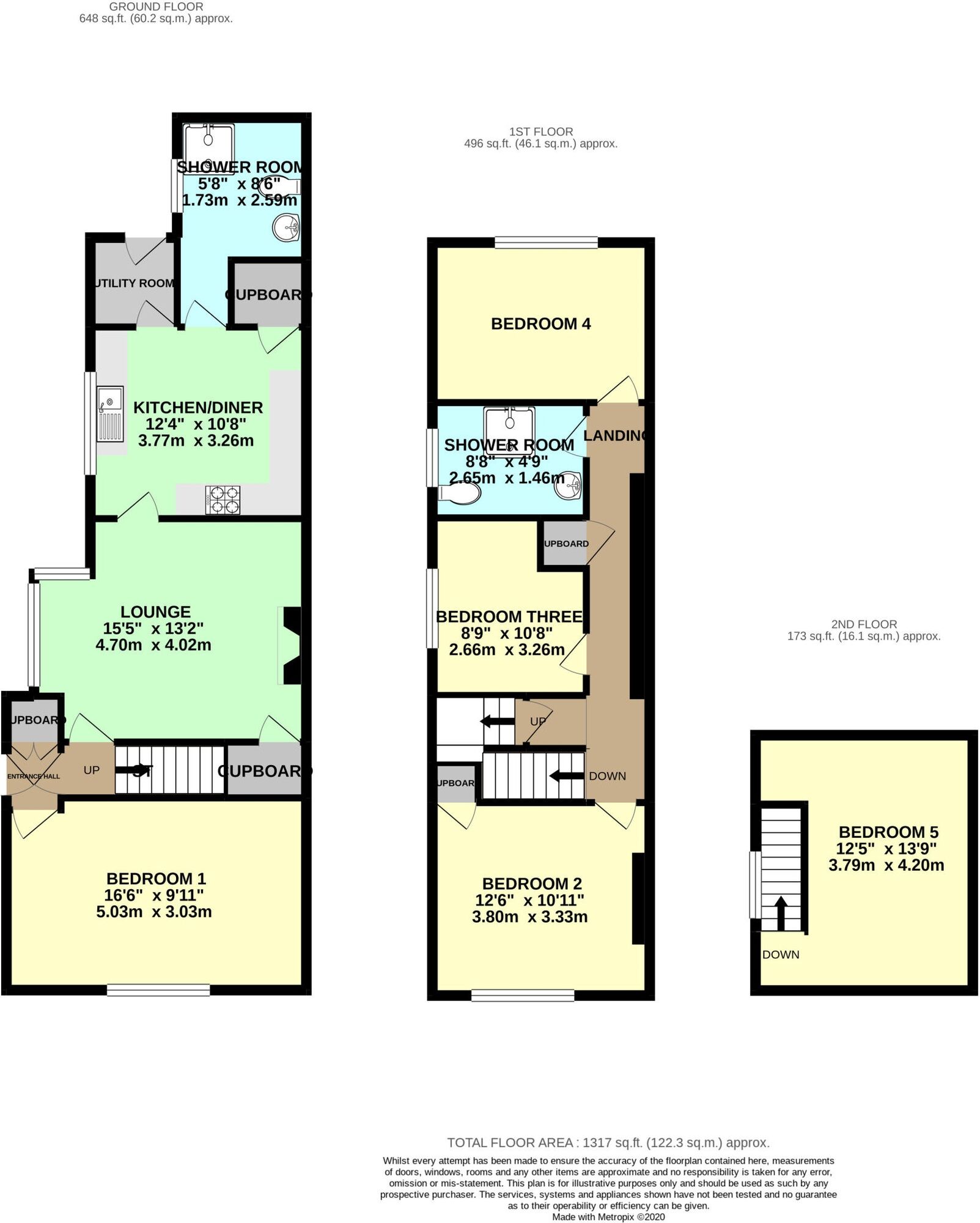 Floorplan of 1 bedroom  Room to rent, Western Road, Goole, East Yorkshire, DN14