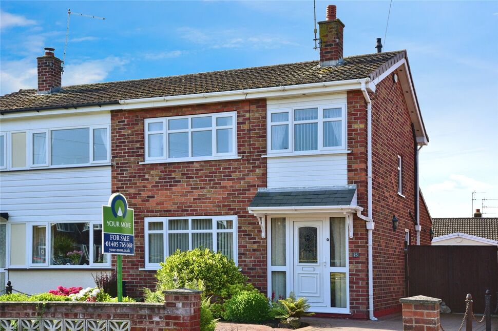 Main image of 3 bedroom Semi Detached House for sale, Lansdown Road, Goole, East  Yorkshire, DN14