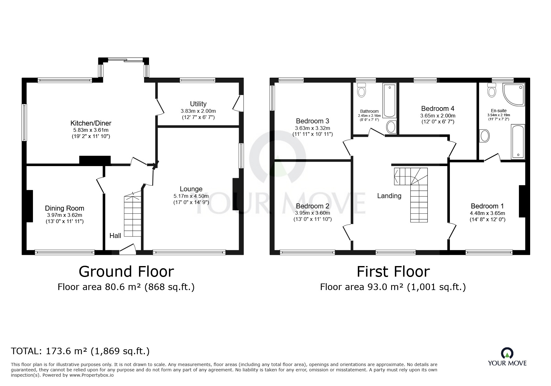 Floorplan of 4 bedroom Detached House for sale, High Street, Hook, East Yorkshire, DN14