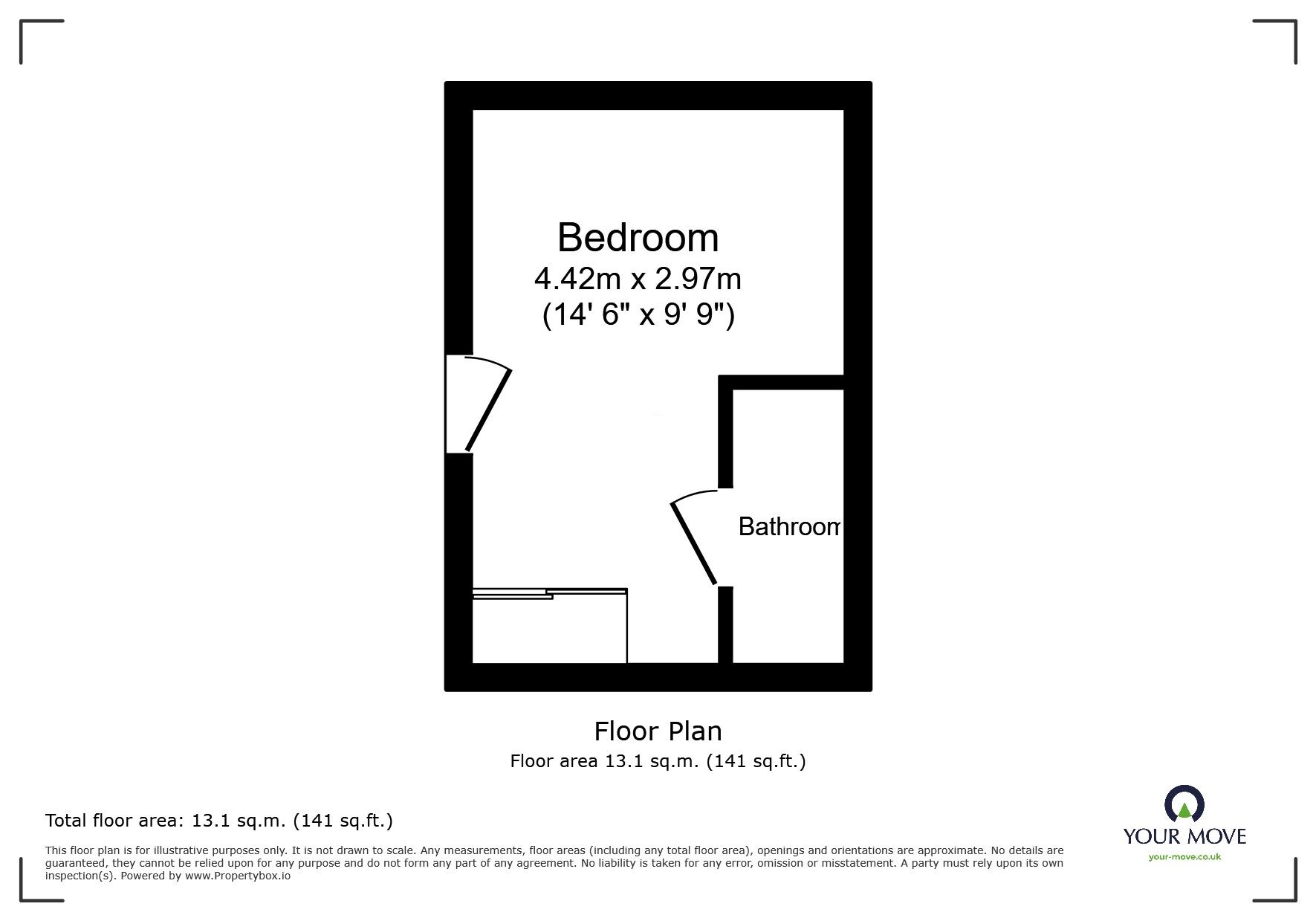 Floorplan of 1 bedroom  House to rent, Jackson Street, Goole, East Yorkshire, DN14