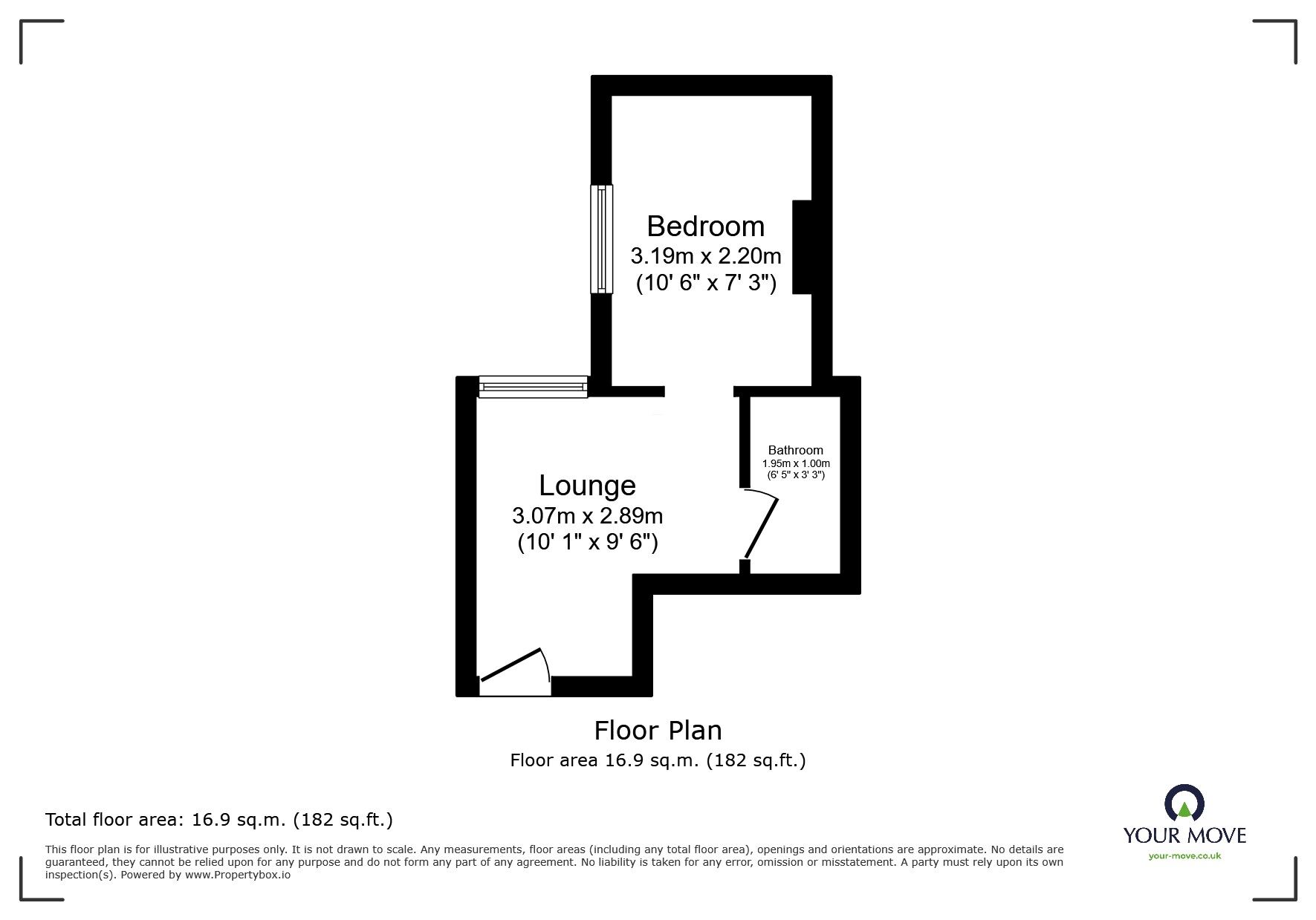 Floorplan of 1 bedroom  House to rent, Jackson Street, Goole, East Yorkshire, DN14